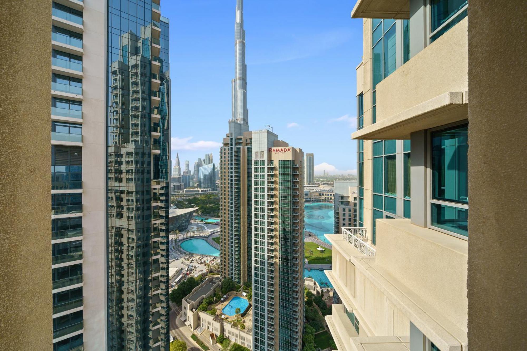 First Class 3Br Burj Khalifa & Fountain View Apartment Dubai Exterior photo